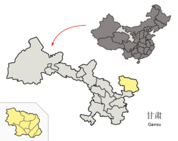 Qingyang – Mappa