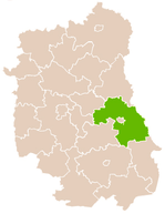 Localização do Condado de Chełm na Lublin.