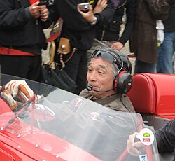 Масааки Сакаи за рулём Maserati 200Si[англ.] 1957 года на гонках La Festa Primavera 2009