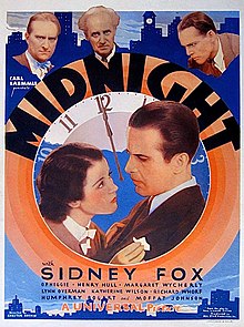 Description de l'image Midnight 1934 poster.jpg.