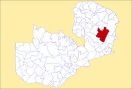 Distretto di Mpika – Mappa