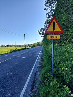 Yhdystietä 1324 Nurmijärvellä