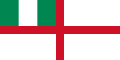 ?1960年から1998年まで用いられていた軍艦旗。