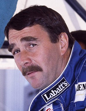 Nigel Mansell at the 1991 United States Grand ...