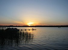 Sunset on a northern Minnesota lake. Northwoods 1.jpg