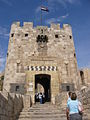 البوابة الخارجية لمدخل القلعة