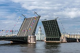 Pont del Palau a Sant Petersburg, Rússia