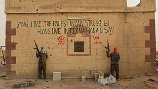 Bojownicy IFB w akcie solidarności z Palestyną