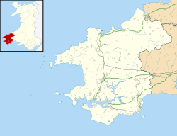 RNAS Dale is located in Pembrokeshire