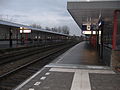 Het perron van Station Groningen Noord