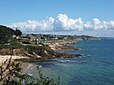 La plage de Porsmilin à Locmaria-Plouzané entre Brest et la Pointe Saint-Mathieu.