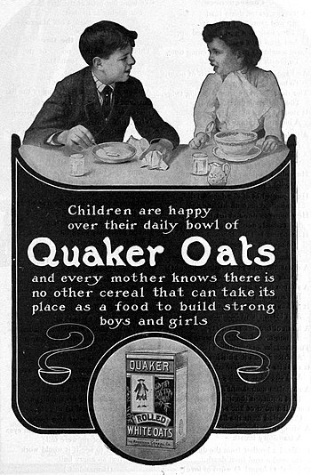 1905 Quaker Oats magazine advertisement