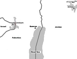 Qumran - Localizzazione