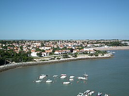 Gezicht op Saint-Georges-de-Didonne vanaf de vuurtoren