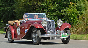 Saxony Classic Rallye 2010 - Jaguar SS 1 1933 (aka).jpg