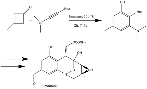 Scheme 16: Benzannulation Toward the Synthesis of FR900482