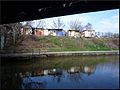 Favela perto da rodovia N3 em Bobigny, França