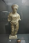Statua fittile di Demetra (V sec. a.C.) e vasetto di semi carbonizzati