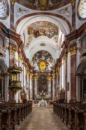 下奧地利阿爾滕堡修道院的內部裝潢