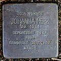 Stolperstein Büderich Brauerstraße 26 Johanna Herz