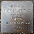 Stolperstein Duderstadt Marktstraße 40 Hilde Löwenthal