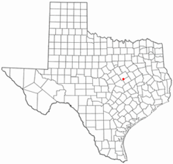 Location of Bruceville-Eddy, Texas