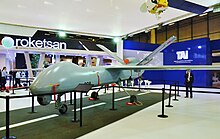 TAU Anka-S is an unmanned combat aerial vehicle developed by Turkish Aerospace Industries for the requirements of the Turkish Armed Forces TaiIDEF2015.JPG
