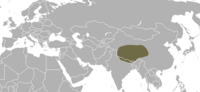 Distribución da especie.