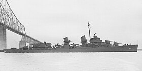 USS Albert W. Grant in Charleston Anfang 1944