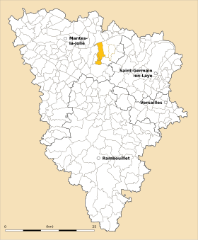 Localisation de Communauté de communes Seine-Mauldre