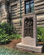 "A Mother's Hands" - Monument Dedicated to the Armenian Genocide at Lowell City Hall