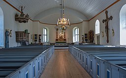 Åseda kyrka, interiör