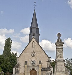 The church of la Trinité, in Roullée