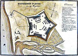 План укрепления Святого Духа в устье реки Мзымта, положившего начало Адлерскому району