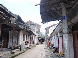 Alter Ortskern von Youzhu, aufgenommen im Jahr 2010