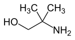 Strukturformel von 2-Amino-2-methylpropanol