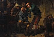 Adriaen Brouwer - Scene hos en kirurg, 17. århundrede