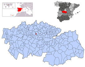 Location of Alcabón within the province