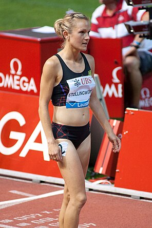 Hilary Stellingwerff bei der Athletissima 2012 in Lausanne