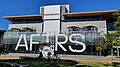 Part of the AFTRS building's front facade