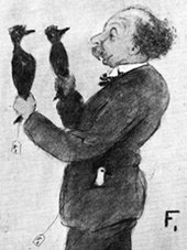 Drawing of William Bateson, 1909, by the biologist Dennis G. Lillie Bateson@72 (detail).jpg