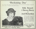 The Reckoning Day (1918)