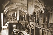 Sala główna biblioteki w 1932 roku
