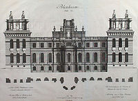 Drawing of main entrance, 1715