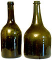 Bottiglie di vino del XVIII secolo