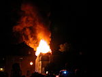 Brand in de Hertogin Anna Amalia Bibliotheek, 2004.