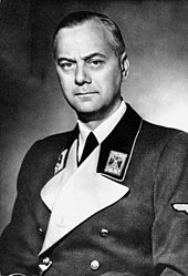 Hitler appointed the neo-Pagan Alfred Rosenberg as official Nazi ideologist. Bundesarchiv Bild 183-1985-0723-500, Alfred Rosenberg.jpg