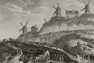 Canons de Paris portés à Montmartre le 15 juillet 1789, Vizille, musée de la Révolution française.