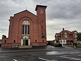 Church of the Holy Name in Ashburton, designed in the early 1930s