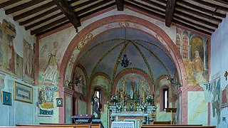 Interno della chiesa.